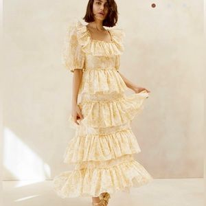 LOEFFLER RANDALL. Size M, Cream / yellow color.